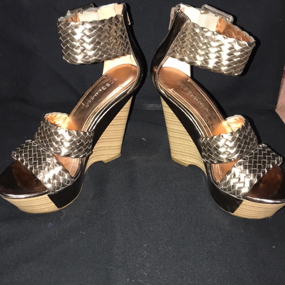 BCBGeneration- Candiss Braided Ankle Strap Wedges - Picture 6 of 8